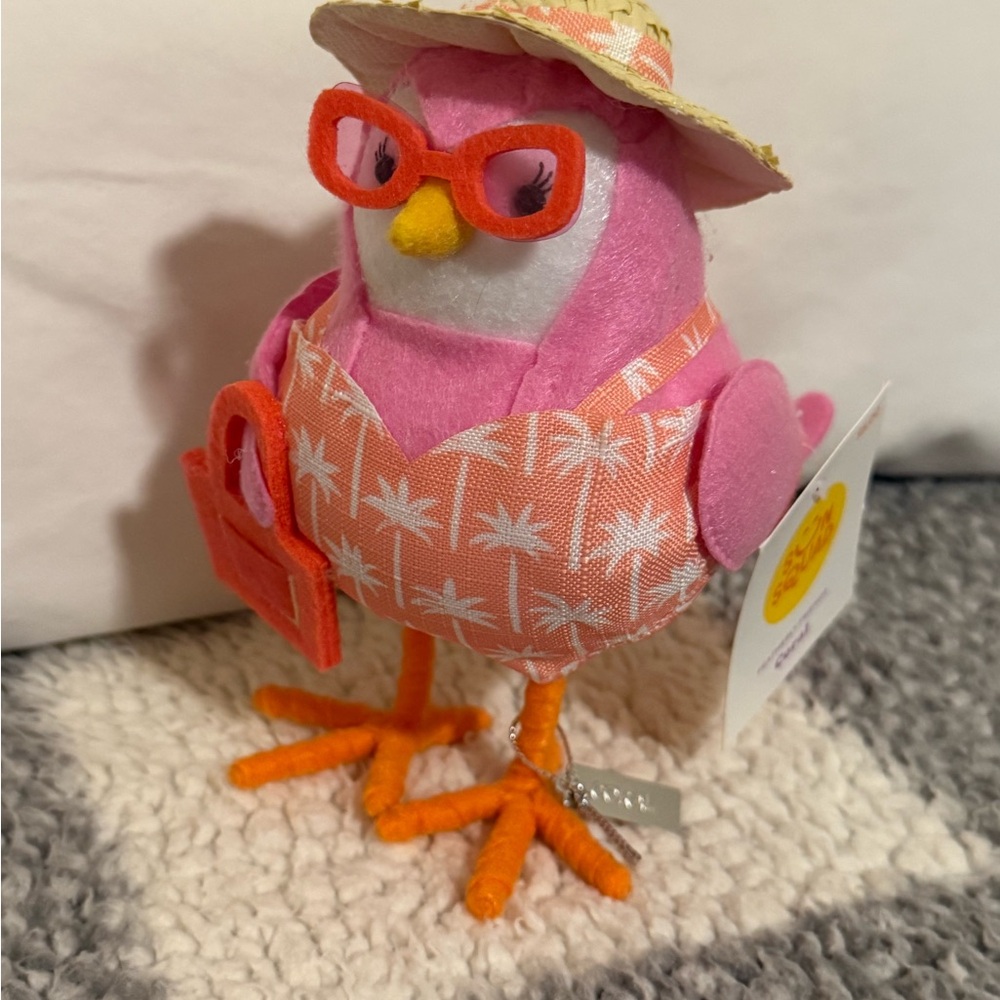 Target Featherly Friends Bird - summer 2024 - Coral NWT